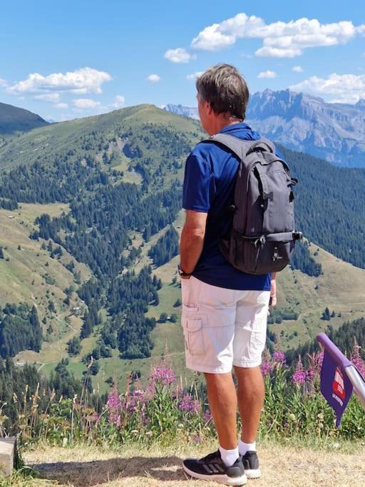 Appartement La Duchere Le Plan-La Giettaz Massif Des Aravis Exterior foto