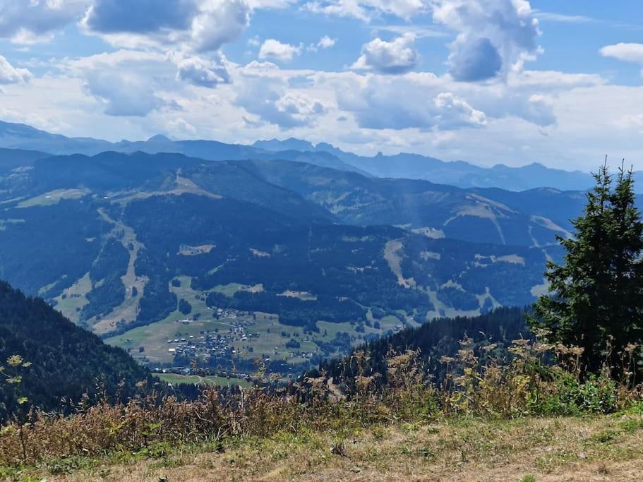 Appartement La Duchere Le Plan-La Giettaz Massif Des Aravis Exterior foto