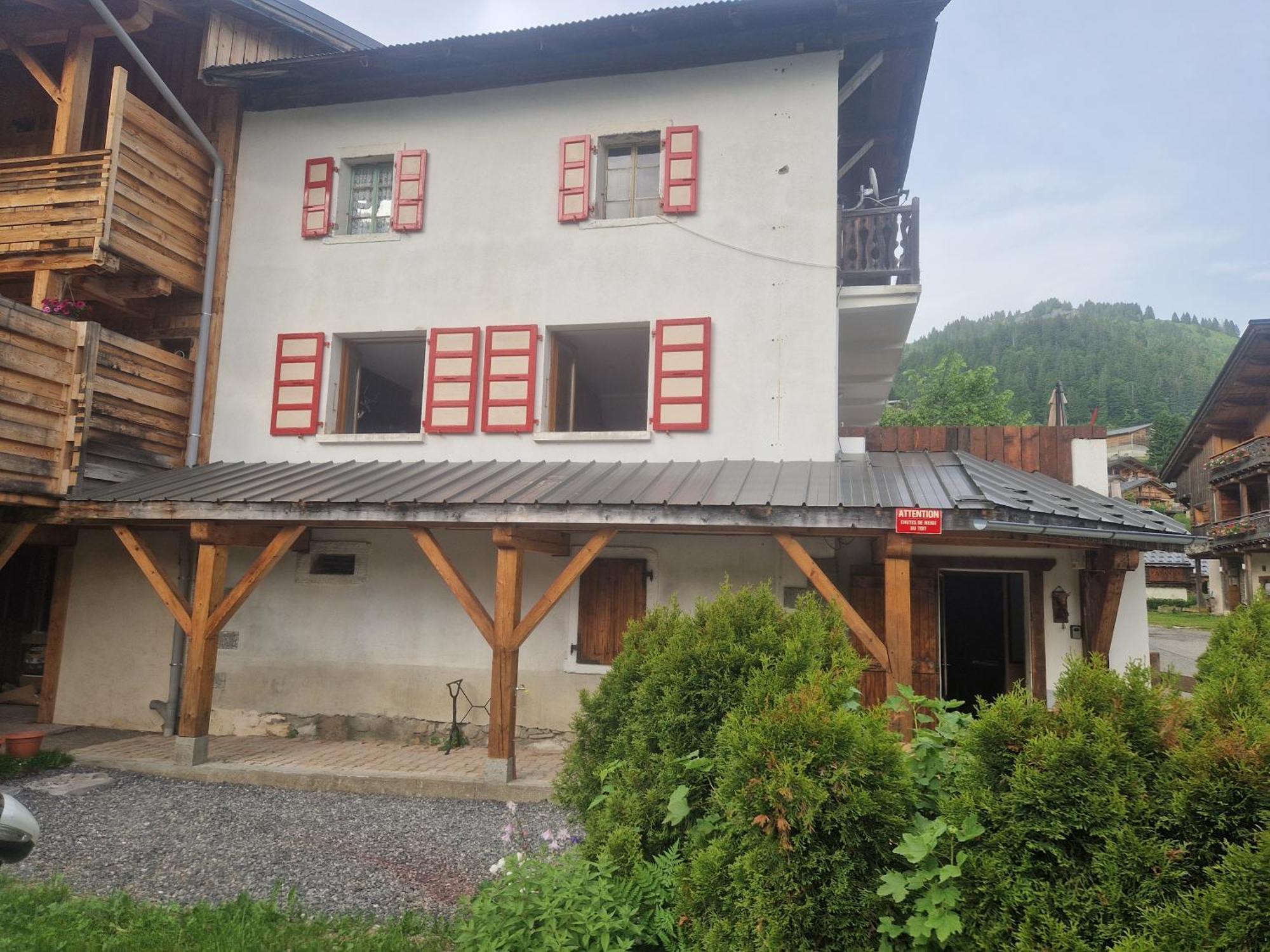 Appartement La Duchere Le Plan-La Giettaz Massif Des Aravis Exterior foto