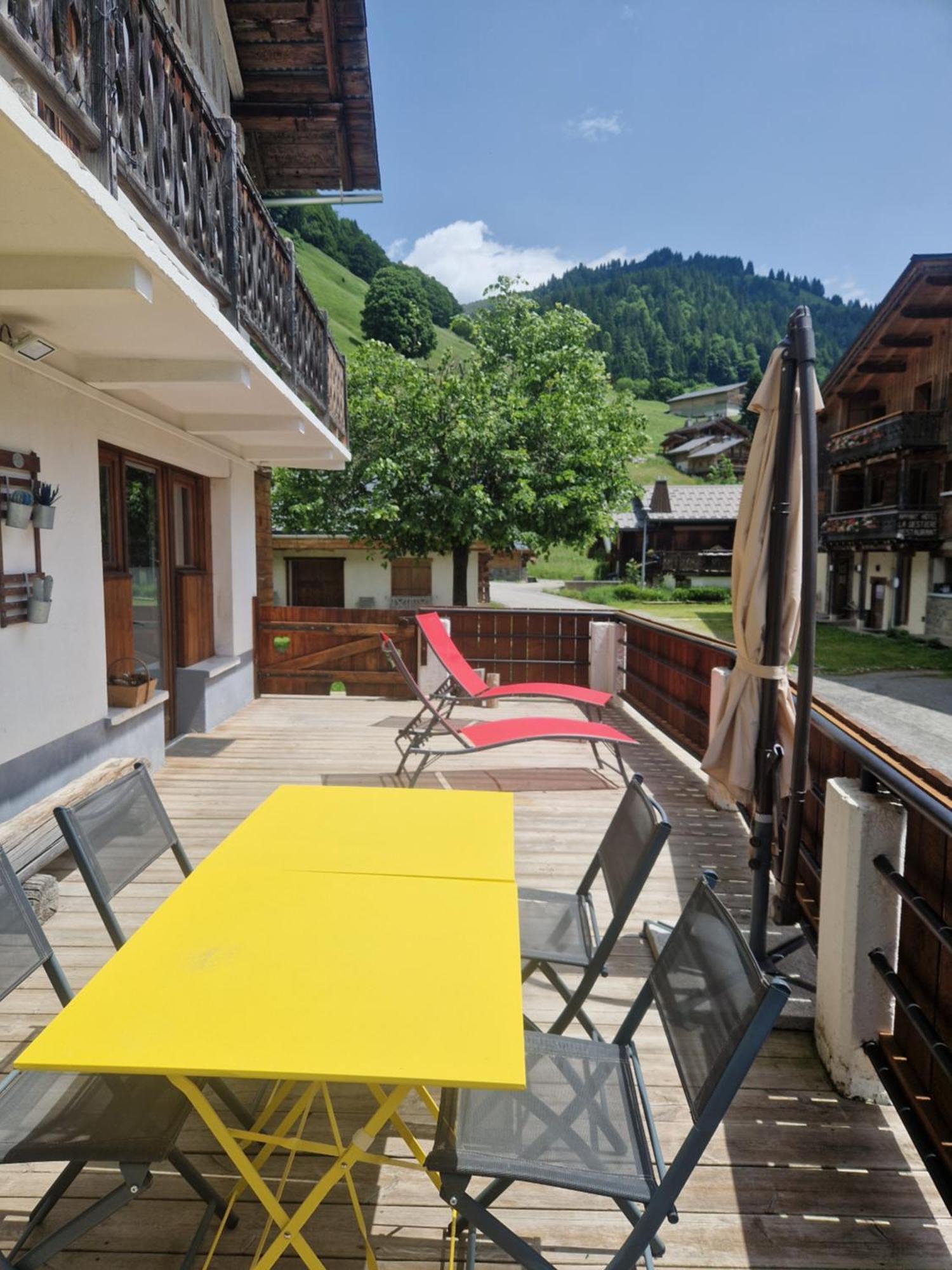 Appartement La Duchere Le Plan-La Giettaz Massif Des Aravis Exterior foto